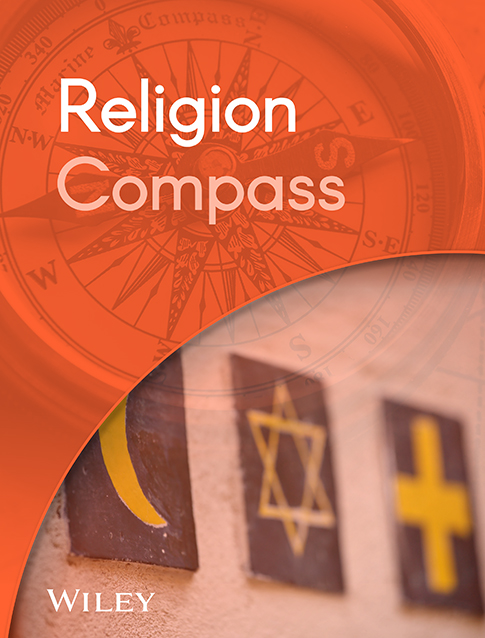 The cover of the academic journal titled Religion Compass